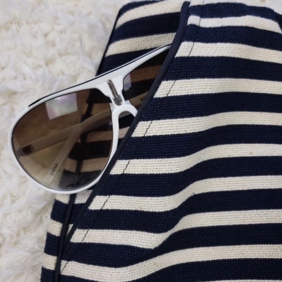 Banana Republic Striped Skirt with Pockets, Sz 16 - Picture 4 of 8